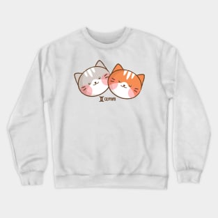 Gemini Cat Crewneck Sweatshirt